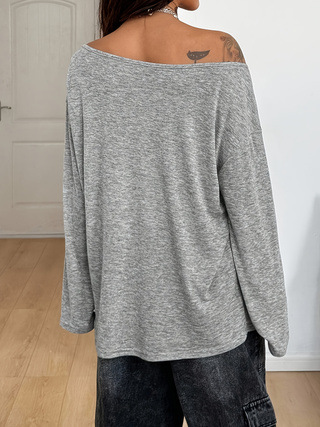 Autumn Gothic Y2K Cupid Print  - Asymmetric Top Women review and price